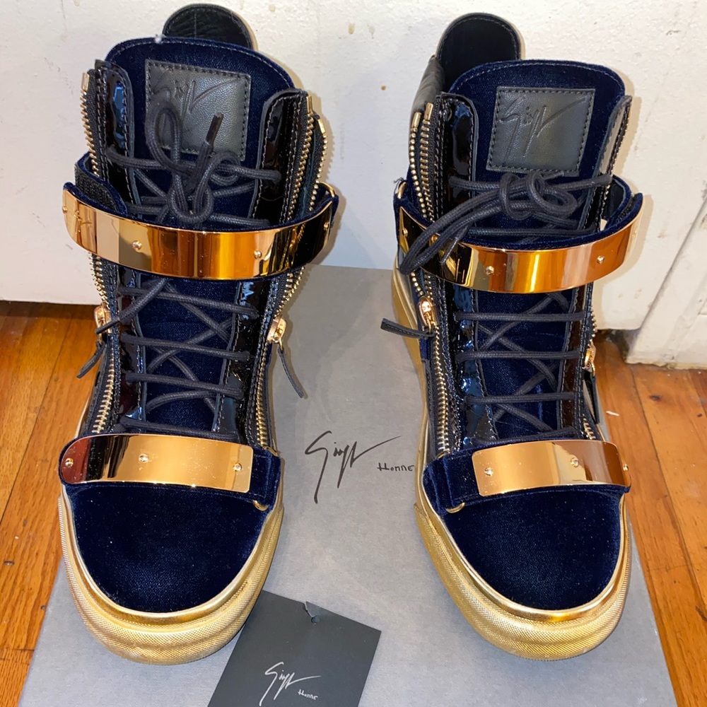 100% Authentic Giuseppe Zanotti Men Sneakers - Picture 2 of 8
